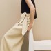 Solid color irregular skirt for women