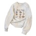 Loose Casual Top, Sweet and Youthful Design, Perfect for Petite Figures