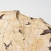Butterfly knot jacquard single button top