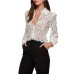 Lace collar long sleeved top