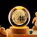 Creative 3D Internal Carving Night Light Basketball Crystal Ball Decoration Gift for Men's Birthday