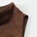 Suede texture effect top for women's clothing
