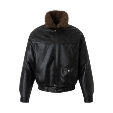 PU leather cotton clothing