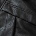 PU leather cotton clothing