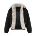 Mountain carved fur collar cotton jacket Mountain carved fur collar cotton jacket