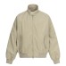 Loose corduroy stand up collar jacket
