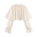 Stacked decorative top for women's clothing