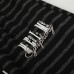 Loose wide leg striped sweatpants