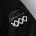 Letter 67 printed V-neck long sleeved shirt