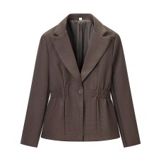 Fashionable Casual Solid Color Coat for Women  Versatile Outerwear