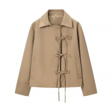 Fashionable Style Women's Casual Versatile Belted Coat Fashionable Style Women's Casual Versatile Belted Coat