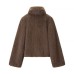 Fashionable Cozy Faux Fur Coat for Women - Casual Versatile Classic Style