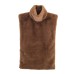 Street semi high neck hairy camisole top