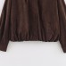 Retro loose short suede leather jacket Retro loose short suede leather jacket
