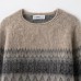 Jacquard Knitted Shirt with Brushing Effect Jacquard Knitted Shirt with Brushing Effect