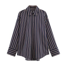 Light casual striped shirt for women's wear Light casual striped shirt for women's wear
