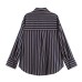 Light casual striped shirt for women's wear