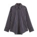 Light casual striped shirt for women's wear