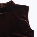 French lace velvet dress for women's wear