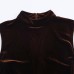 French lace velvet dress for women's wear