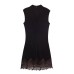 French lace velvet dress for women's wear