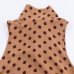 Polka dot bow MIDI dress for women