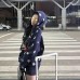 Retro Star Letter Print Hoodie for Women,Loose Oversized Hooded Sweatshirt Coat