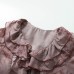 Elegant layered decorative shirt