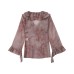 Elegant layered decorative shirt