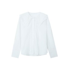 Fresh silk long sleeved shirt for women