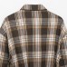 Bow embellished checkered printed shirt Bow embellished checkered printed shirt