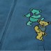 Embroidered canvas workwear jacket with teddy bear