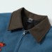 Embroidered canvas workwear jacket with teddy bear