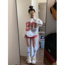 Style Star Number Hoodie Unisex Streetwear Loose Fit Long Sleeve Sweatshirt