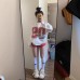 Style Star Number Hoodie Unisex Streetwear Loose Fit Long Sleeve Sweatshirt