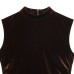 Style Lace Velvet Elegant A-Line Dress
