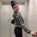 Retro Star Hoodie Women's Short Crop Top Casual Streetwear Jacket