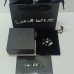 Leather Necklace and Leather Ring Jewelry Gift Box, Black, Universal Paper Packaging Box