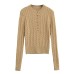 Half open collar single buckle cover top