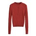 Half open collar single buckle cover top