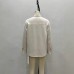 Collar loose long sleeved top