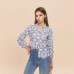 Stand up collar button up top