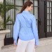 Collar pleated waist cinching top