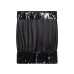 Bead embellished patchwork strapless top