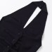 Spicy girl pleated knitted halter neck top