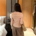 One-Shoulder Sleeveless Long Sleeve Knit Top for Women, Elegant and Slim-Fitting