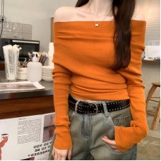 fitted inner layer knit top for women,  elegant and wearable