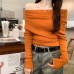 fitted inner layer knit top for women,  elegant and wearable