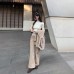 Chic Lady Half-High Neck Slim-Fit Mid-Sleeve Knit Top for Women, Fitted Five-Quarter Sleeve Upper Wear