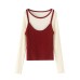 Round neck long sleeved sling set